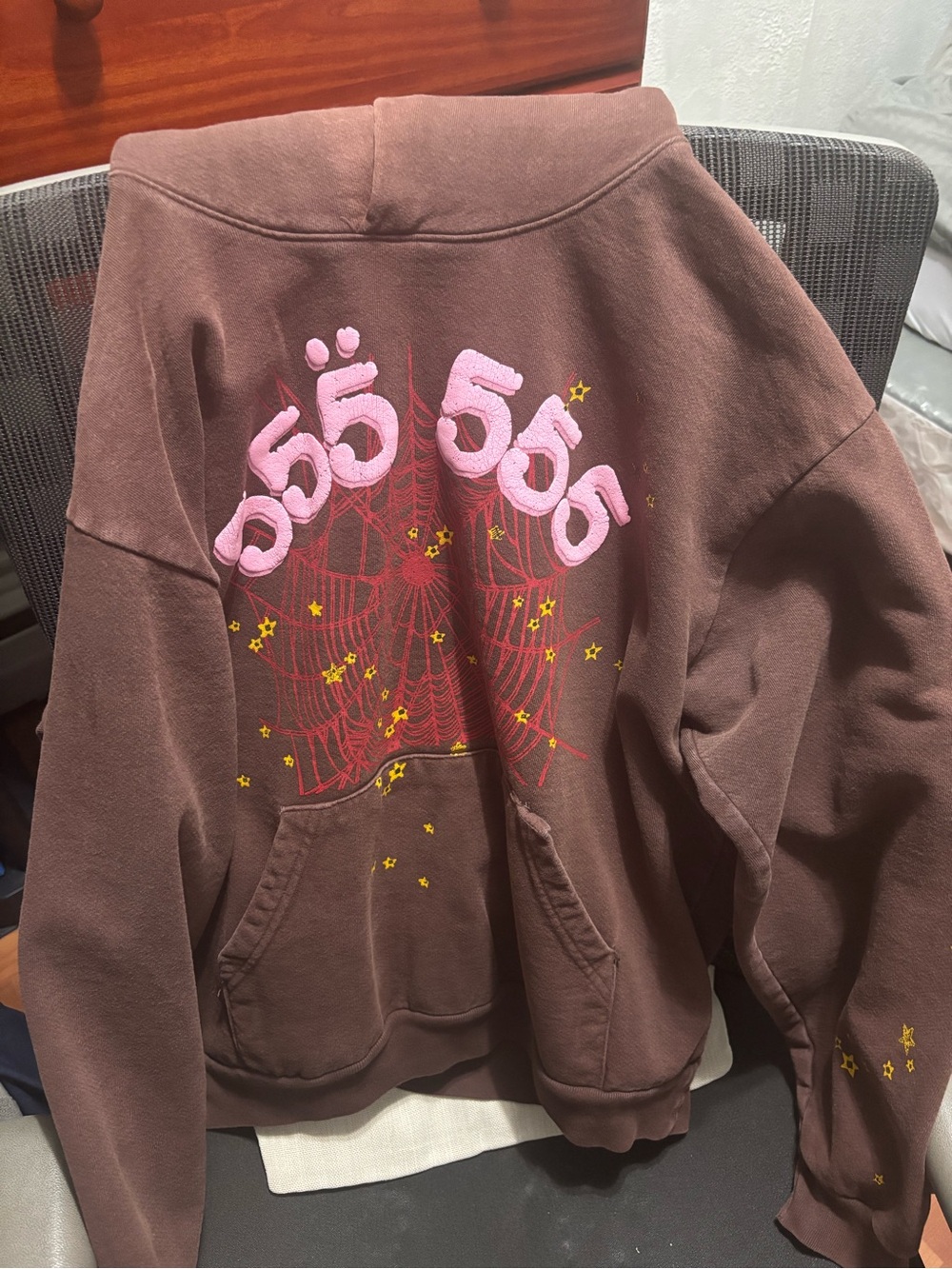 Sp5der Hoodie brown